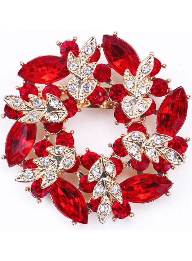 J.J Hand made - High-End Flower Rhinestone Brooch - Image 1