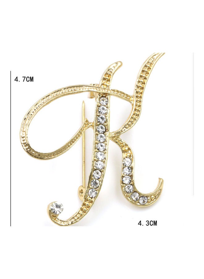 J.J Hand made K Letter Jacket Brooch - Image 2