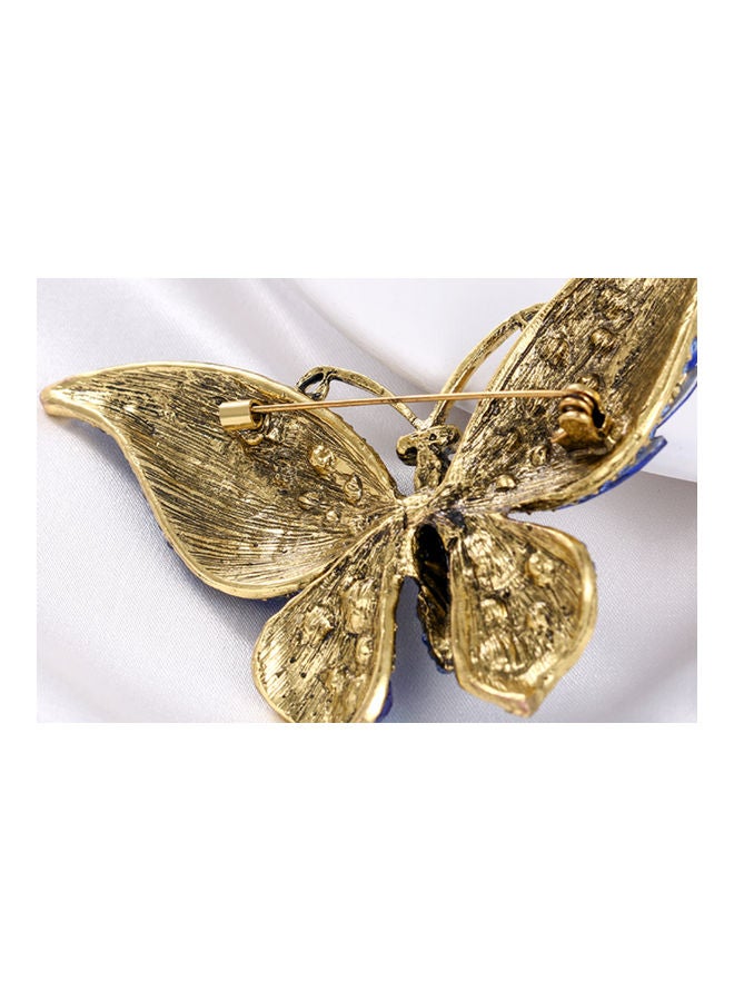 جاي.جاي هاند ميد بروش رائع على شكل فراشة مرصع بحجر الراين - Image 3