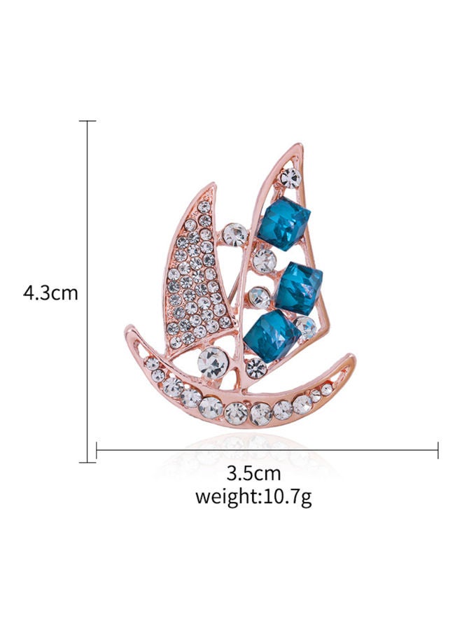 J.J Hand made - Sailing Personality Brooch - Image 1