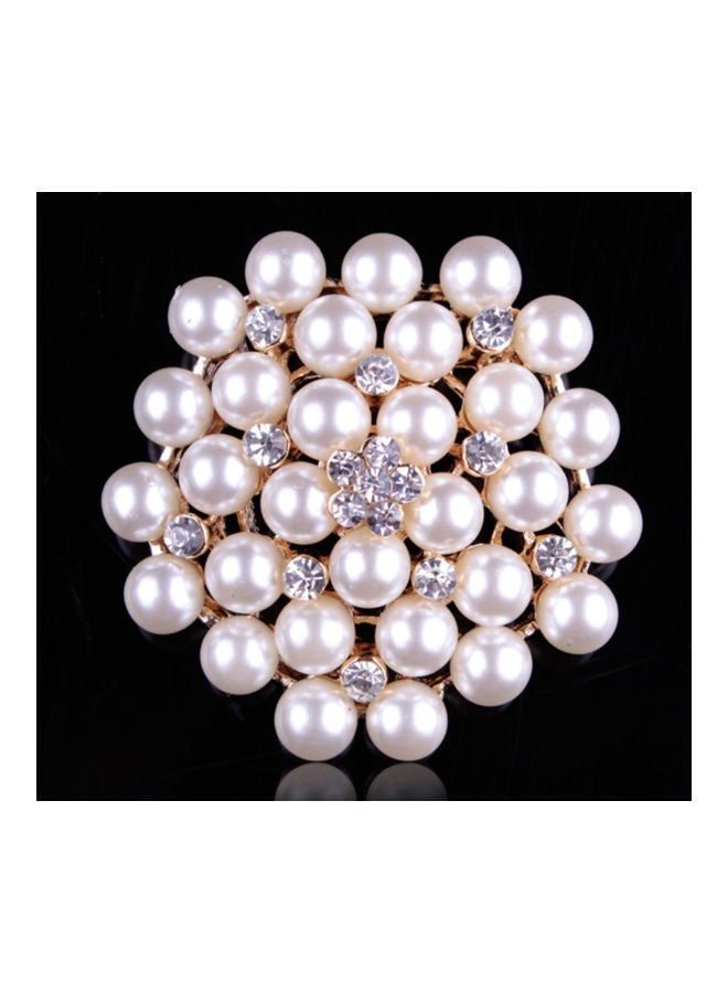 J.J Hand made - Korean Style Pop Brooch With Rhinestone - Image 1