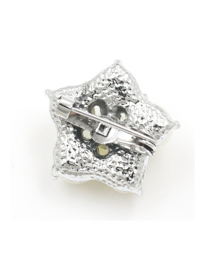 جاي.جاي هاند ميد بروش بتصميم كلاسيكي رائع مرصع بحجر الراين . - Image 3