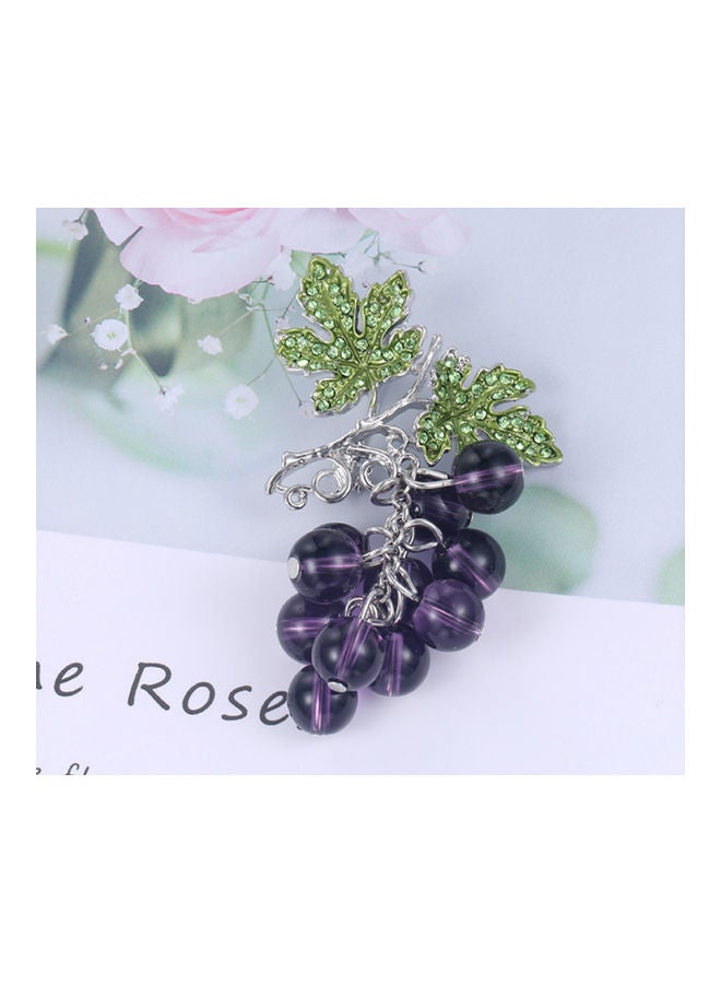 Cute Grape Shaped Brooch - v1623138184/N48029449A_3