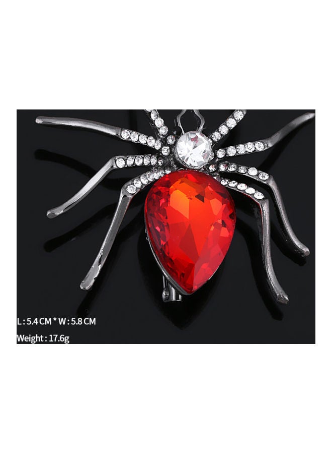 J.J Hand made - Spider Shaped Coat Brooch - Image 1