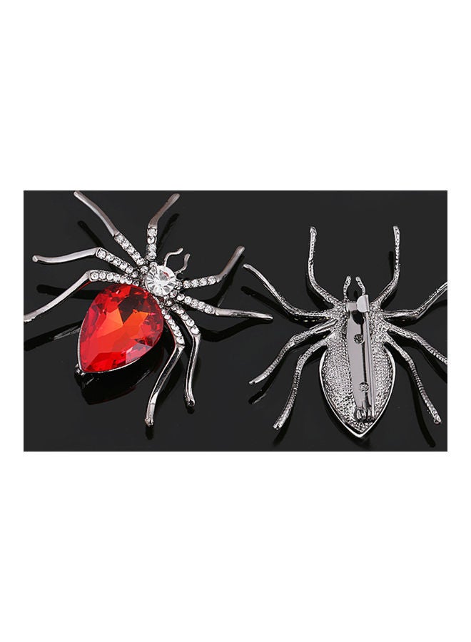 J.J Hand made - Spider Shaped Coat Brooch - Image 1