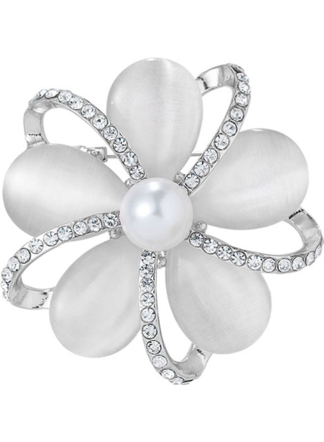 J.J Hand made - High-End Corsage Coat Rhinestone Brooch - Image 1