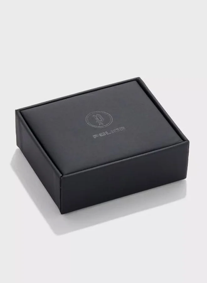 POLICE Burren By Police - Silver Cufflinks