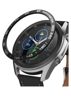 Ringke Stainless Steel Bezel Ring Adhesive Cover Scratch Protection For Galaxy Watch 3 Black  - Image 1