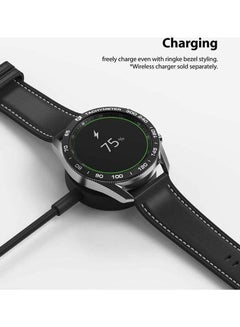 Ringke Stainless Steel Bezel Ring Adhesive Cover Scratch Protection For Galaxy Watch 3 Black  - Image 2