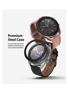 Ringke Stainless Steel Bezel Ring Adhesive Cover Scratch Protection For Galaxy Watch 3 Black  - Image 4
