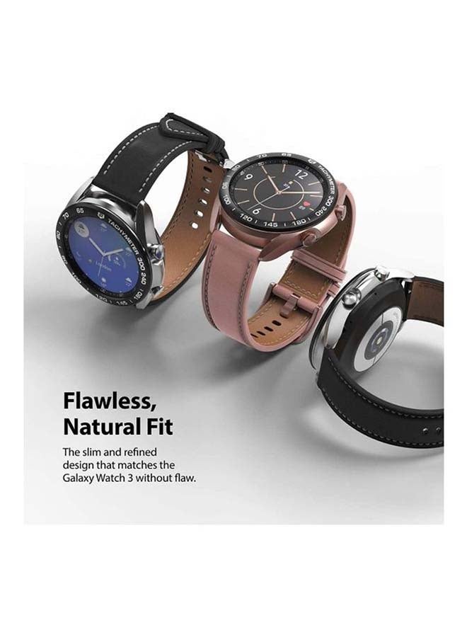 Ringke Stainless Steel Bezel Ring Adhesive Cover Scratch Protection For Galaxy Watch 3 Black  - Image 4