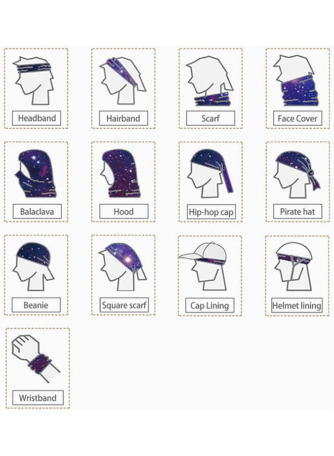 Printed Sun-Proof Face and Neck Cover Mask - Image 2