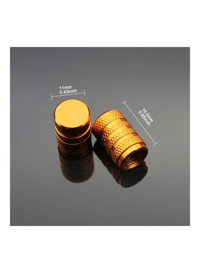 Generic 4-Piece Aluminum Air Pressure Valve Cap  - Image 3