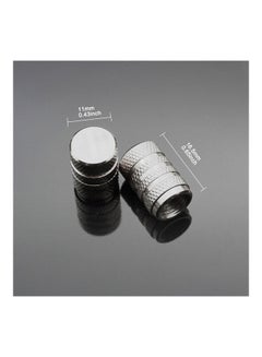 Generic 4-Piece Aluminum Air Pressure Valve Cap  - Image 2