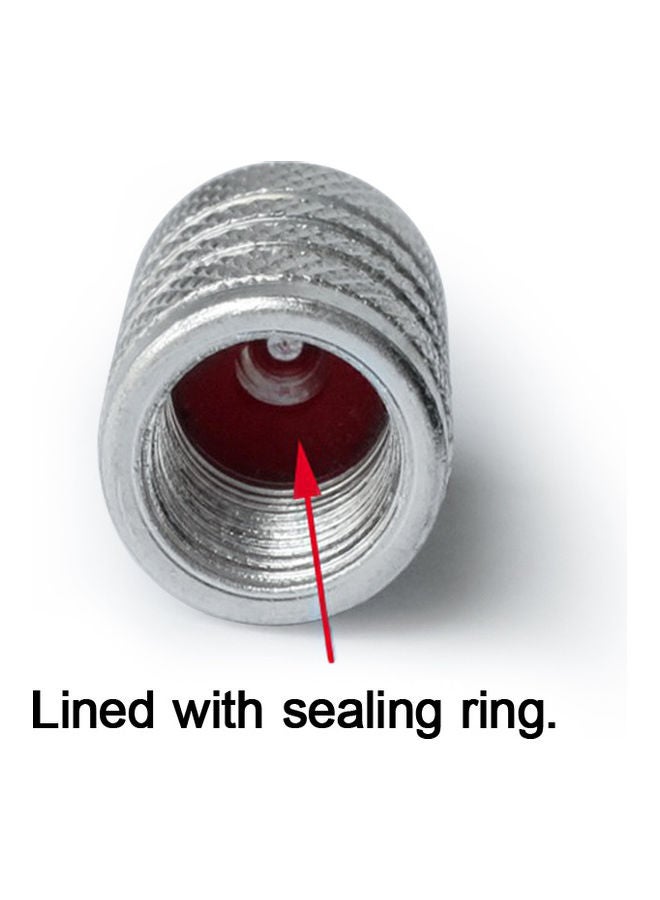 Generic 4-Piece Aluminum Air Pressure Valve Cap  - Image 4