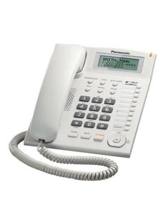Panasonic KxTs880 Corded Telephone White 