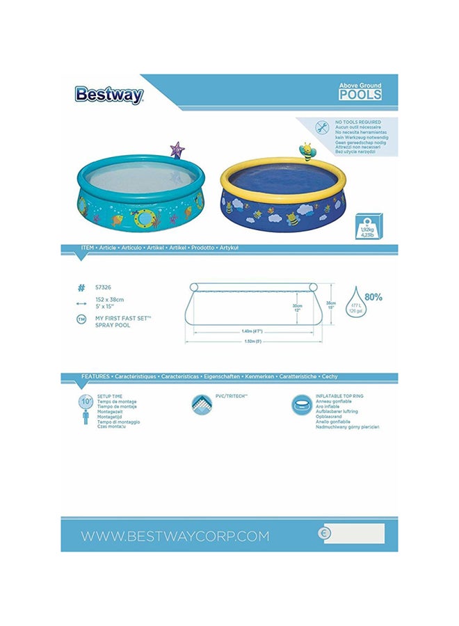 Bestway Spray Swimming Pool - Assorted 152x38cm 152x38cm  - Image 4