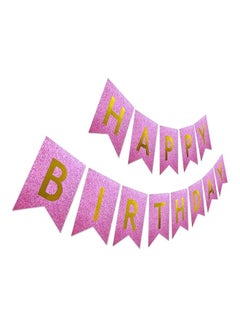 Party Time Happy Birthday Party Decoration Banner  - Image 1