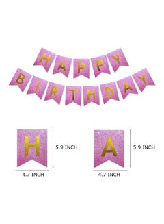 Party Time Happy Birthday Party Decoration Banner  - Image 2