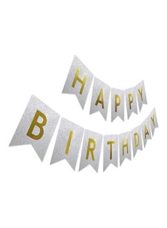 Party Time Happy Birthday Party Banner  - Image 1