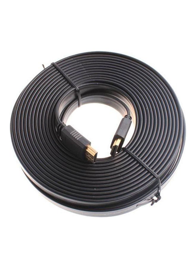 Hdmi Flat Cable 5M - 3D Full Hd 1080P BLack
