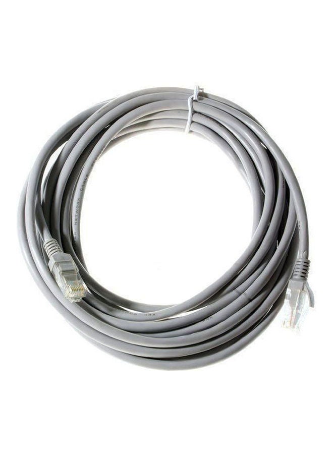 Smart RJ45 Cat5e Ethernet Network Lan Internet Router Cable Patch Computers Laptops Games Router Cable Patch PC Modem Lead Cable Grey 