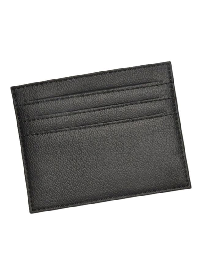 FIS 2 Sides Opening PU Slim Card Holder Black  - Image 1