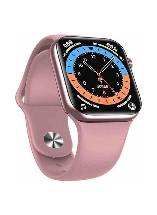 HW16 Split Screen Smartwatch With Rotating Side Button Pink - Image 1