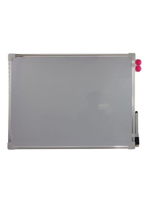 Magnetic Whiteboard With Marker White