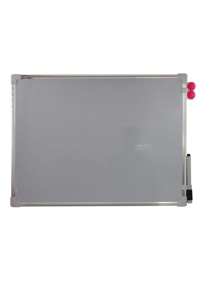 Magnetic Whiteboard With Marker White