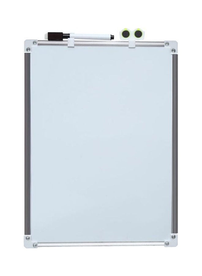 Yassin Educational Whiteboard With Pen And Eraser White 