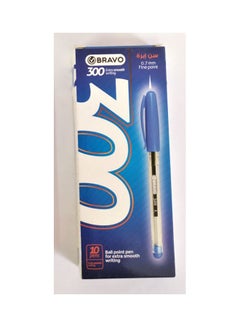 Bravo Pack Of Blue Pens Bravo 300 - 10 Pens BLue 