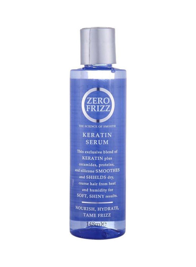 Zero Frizz Keratin Serum For Nourishing And Hydrating Hair Blue 148ml 