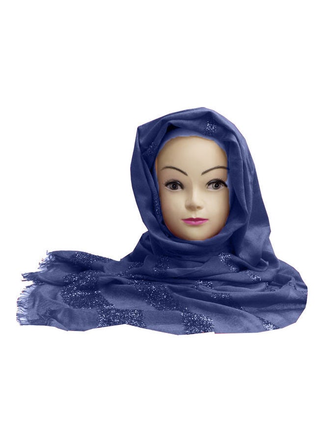Classic Traditional Hijab Blue