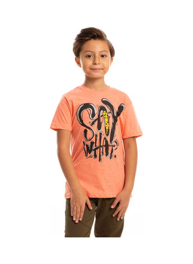 Andora Smart And Stylish Addition To Your Wardrobe T-Shirt Orange - Image 1
