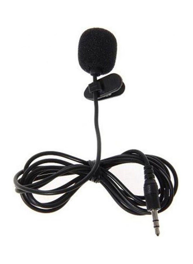 Generic 3.5Mm Mini Portable Tie Microphone Mic With Clip 457868500012779090 BLack  - Image 1