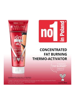 Eveline Slim Extreme 4D Thermo Fat Burner Red 250ml  - Image 4
