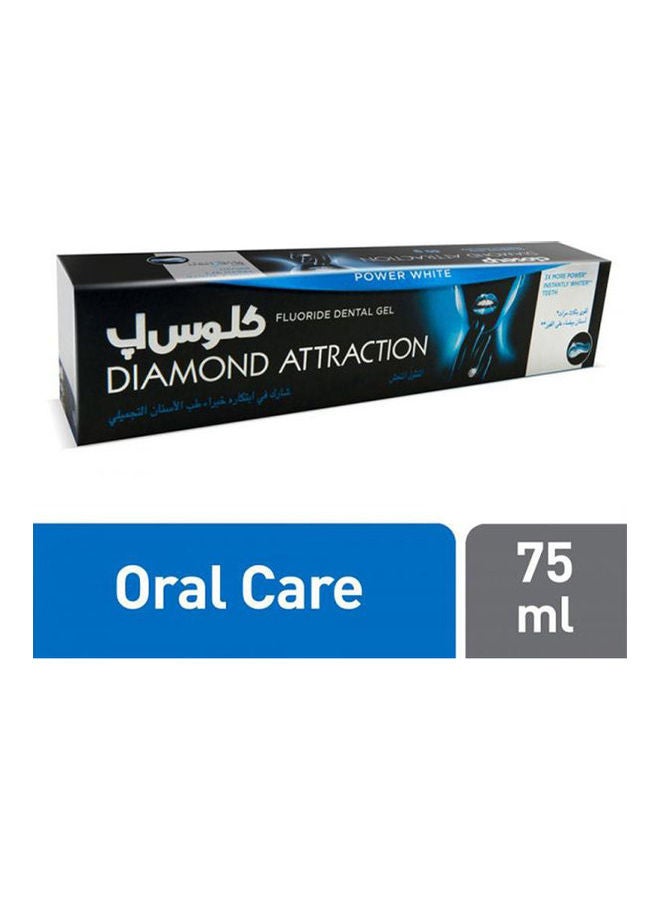 Closeup Diamond Attraction Power White Toothpaste Black 75ml - Image 2