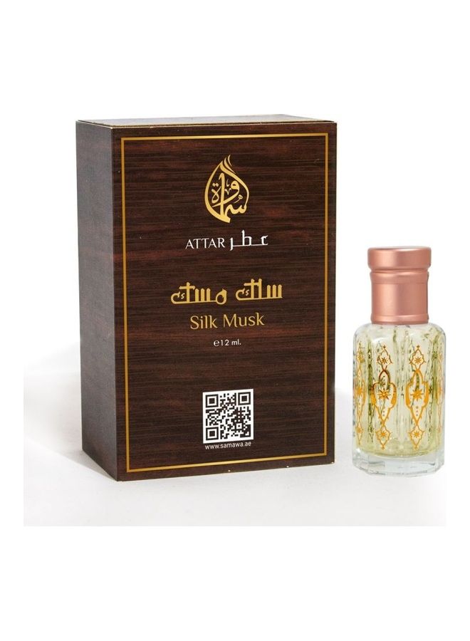 Samawa Silk Musk Attar, Concentrated Perfume Oil For Unisex 12ml 