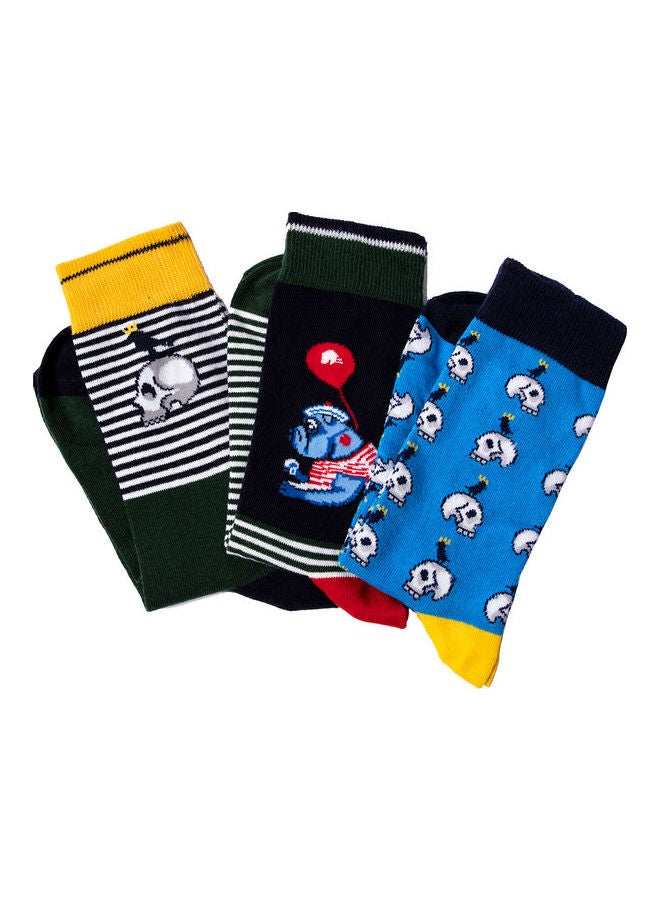 Biggdesign 3-Pairs Mr Allright Socks Set Multicolour  - Image 3