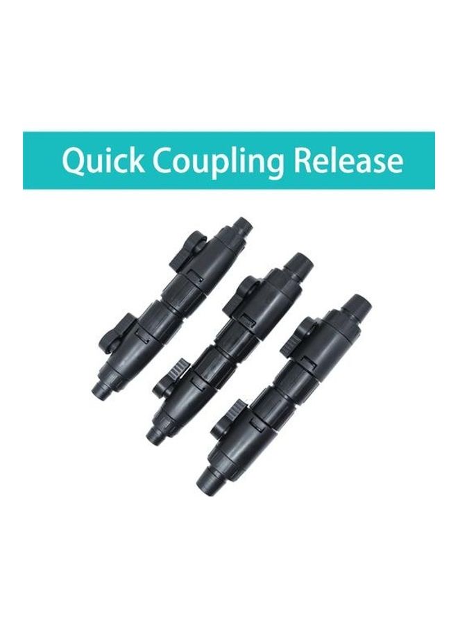 Generic Aquarium Fish Tank Hose Pipe Quick Release Connector Control Valve Black 18cm - Image 4