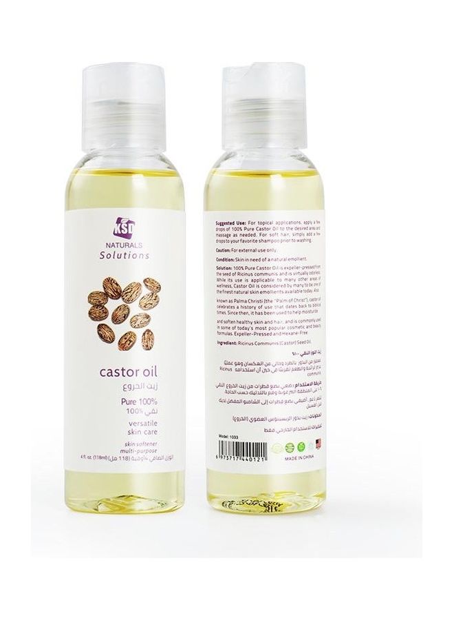 KSD Pure Castor Oil Clear 118ml  - Image 2
