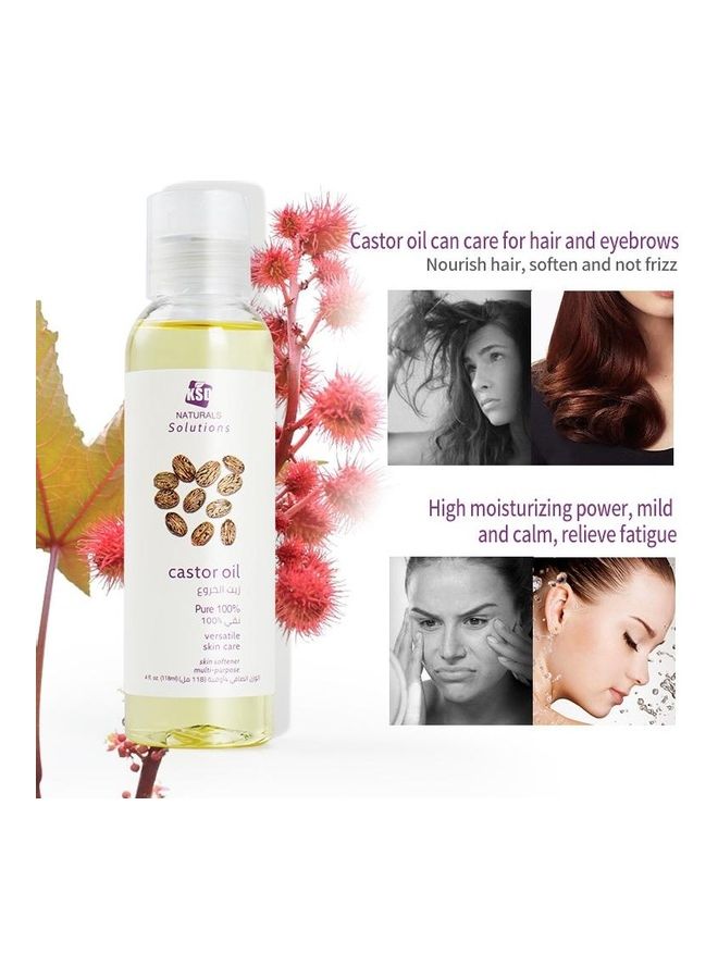 KSD Pure Castor Oil Clear 118ml  - Image 4