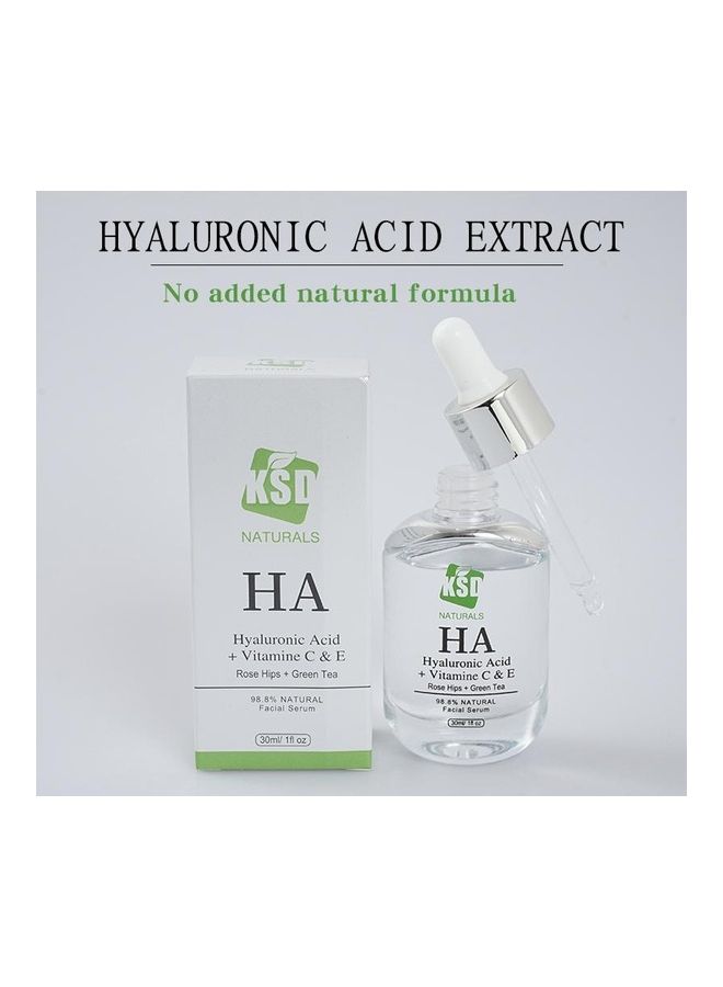 كي إس دي سيروم للوجه بحمض الهيالورونيك شفاف 30ملليلتر - Image 4