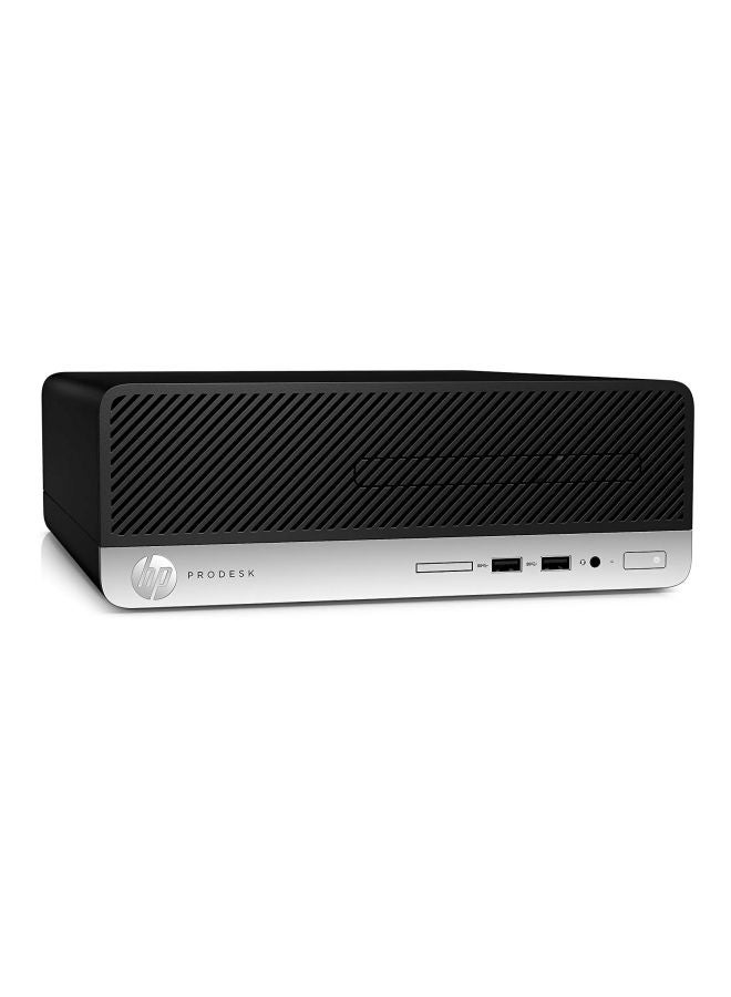 كمبيوتر شخصي بصندوق عمودي طراز PRO 400 G4 SFF 1KN93EA بمعالج كور i5/ذاكرة وصول عشوائي سعتها 4 جيجا بايت/محرك أقراص ثابت سعته 500 جيجا بايت/ بطاقة رسومات مدمجة ولوحة مفاتيح وماوس أسود/فضي