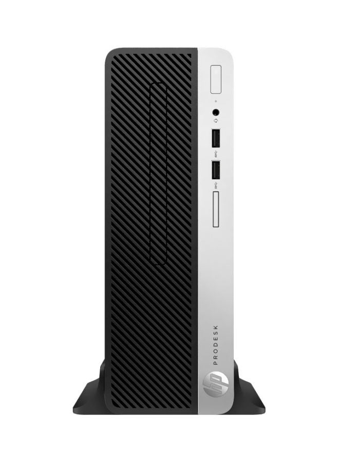 كمبيوتر شخصي بصندوق عمودي طراز PRO 400 G4 SFF 1KN93EA بمعالج كور i5/ذاكرة وصول عشوائي سعتها 4 جيجا بايت/محرك أقراص ثابت سعته 500 جيجا بايت/ بطاقة رسومات مدمجة ولوحة مفاتيح وماوس أسود/فضي
