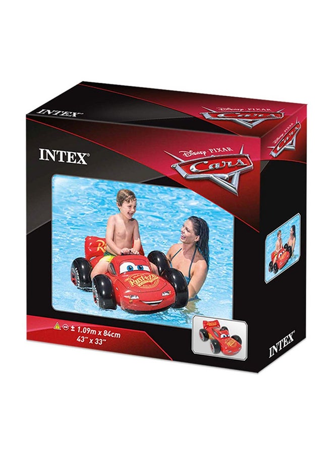 INTEX Disney Cars Ride On 109x84cm - Image 2