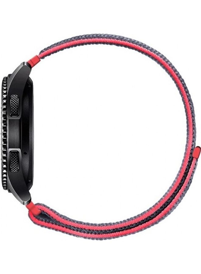 MARGOUN Nylon Sport Loop Band For Samsung Gear S3 Classic/S3 Frontier Electricpink - Image 4