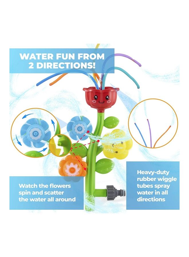 مس تيارا لعبة رشاش ماء بتصميم وردة 29x16x6سم - Image 3