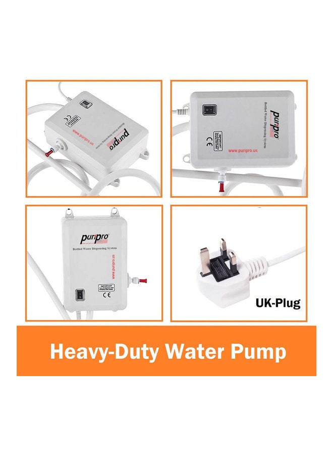PuriPro - Automatic Bottled Water Dispenser System Regular Model White - Image 1